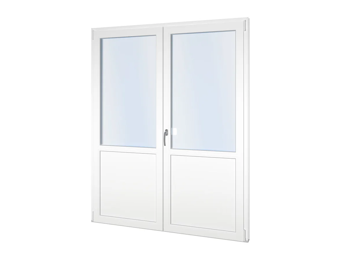 Terrassedør panel PVC Classic pardør